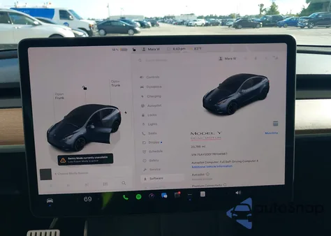 2024 Tesla Model Y Performance Dual Motor All-Wheel Drive из США, поврежденный, VIN 7SAYGDEF7RF041987